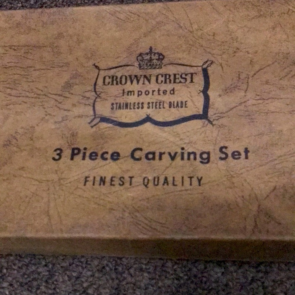 Vintage 3-piece Carving Set